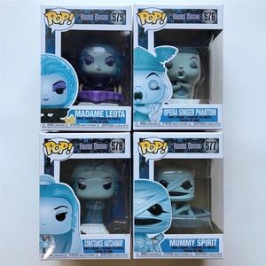 Haunted Mansion Funko Pops set of 4 NEW in box